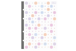 BLOCO PARA FICHARIO TILIBRA TILIFLEX  COLEGIAL HAPPY 80 FLS